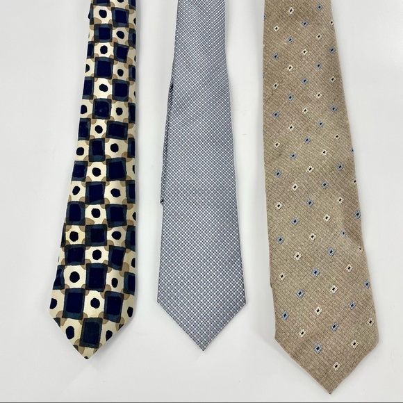 Ermenegildo Zegna Other - Bundle of 4 Vintage Neck Ties Ermenegildo Zegna/ Armani/ Christian Dior